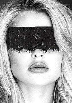 Ouch Lace Eye Mask with Elastic Straps