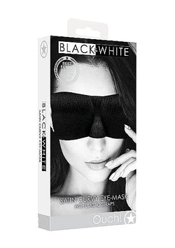 Satin Curvy Eye Mask Elastic Straps