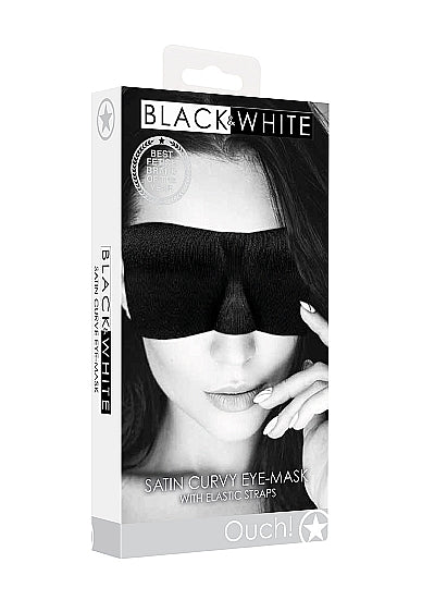 Satin Curvy Eye Mask Elastic Straps