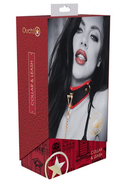 Ouch! Milan Collection Collar with Leash