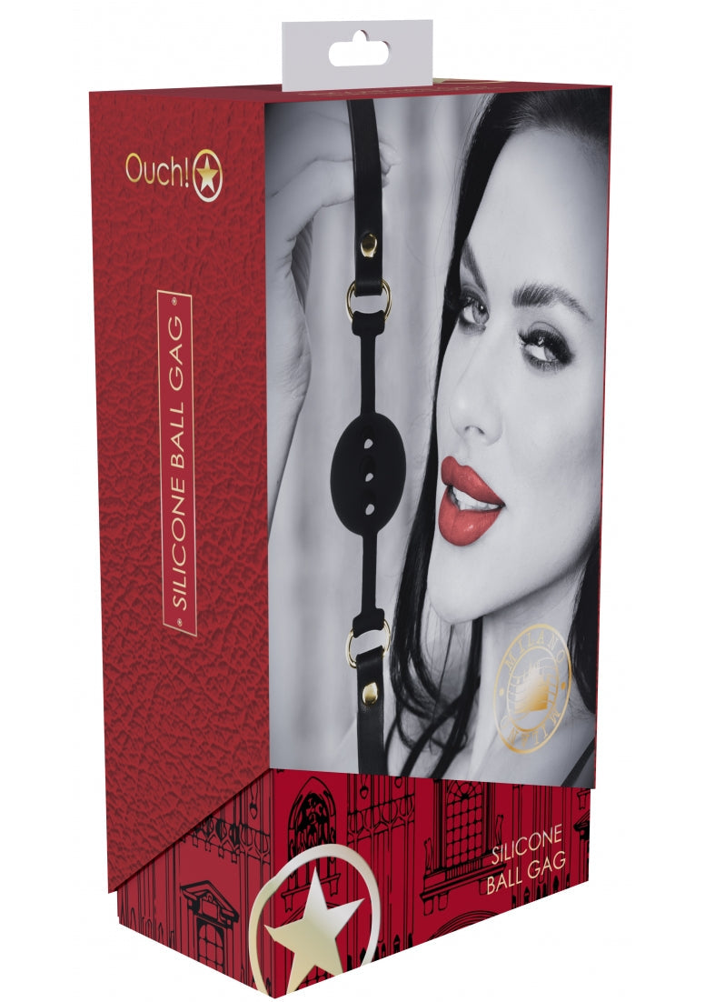 Ouch! Milan Collection Silicone Ball Gag
