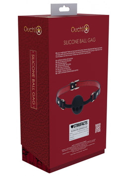 Ouch! Milan Collection Silicone Ball Gag