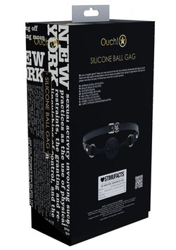 Ouch! NY Collection Silicone Ball Gag