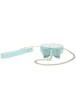 Ouch! Paris Collection Collar Leash Blue