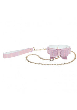 Ouch! Paris Collection Collar Leash Pink