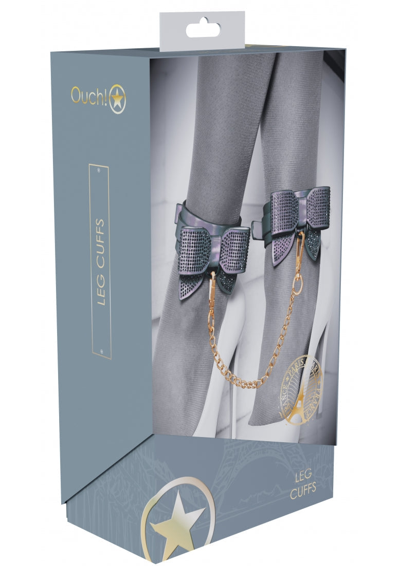 Ouch! Paris Collection Leg Cuffs Black