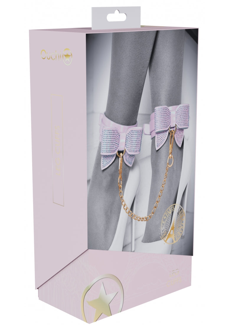 Ouch! Paris Collection Leg Cuffs Pink