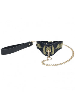 Ouch! London Collection Collar with Leash