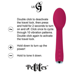 Petites Lil G Vibrator Berry