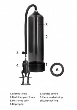 Pumped Deluxe Beginner Pump Black
