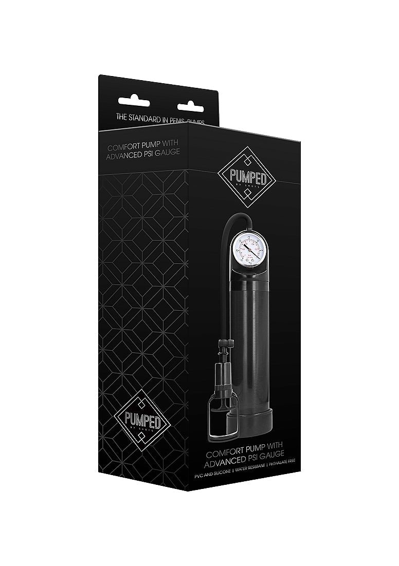 Pumped Comfort Pump PSI Gauge Black