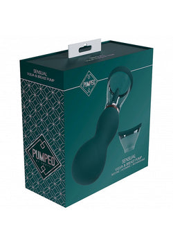 PUMPED Vulva Breast Pump Forest Green