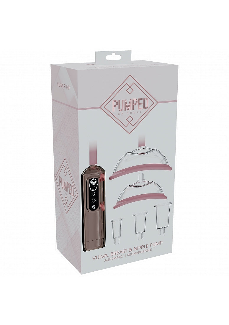 Pumped Auto Vulva Breast Nipple Pump Rose Gold