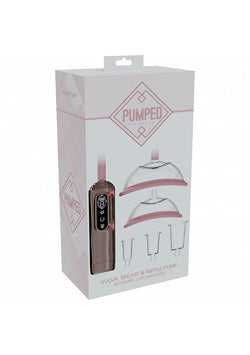 Pumped Auto Vulva Breast Nipple Pump Rose Gold