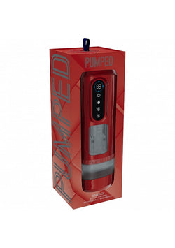 Pumped Sensurge Auto Heating Male Pump Red