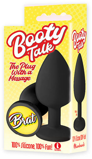 The 9's Booty Talk Brat Butt Plug