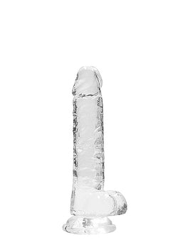 RealRock CC Dildo Balls Transparent 7"
