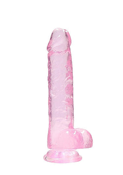 RealRock CC Dildo Balls Pink 8"