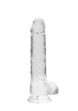 RealRock CC Dildo Balls Transparent 8"