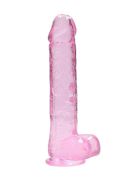 RealRock CC Dildo Balls Pink 9"