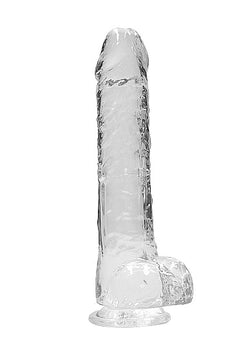 RealRock CC Dildo Balls Transparent 9"