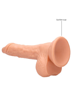 RealRock Dong With Balls Flesh 7"