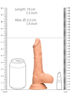 RealRock Dong With Balls Flesh 7"