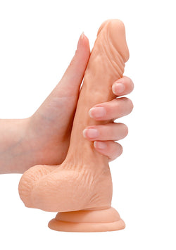 RealRock Dong With Balls Flesh 7"