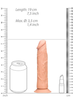 RealRock Dong Without Balls Flesh 7"