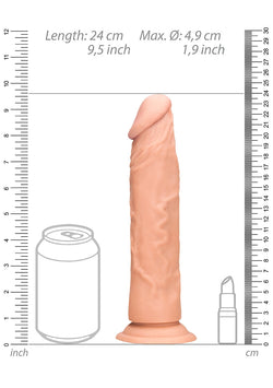 RealRock Dong Without Balls Flesh 9"