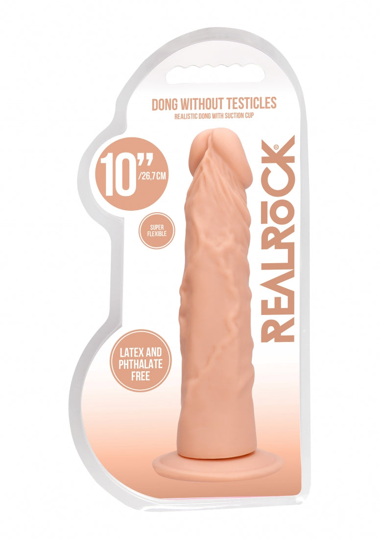 RealRock Dong Without Balls Flesh 10"