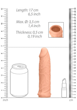 RealRock Penis Sleeve Flesh  7"