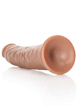 Realrock Slim Dildo Suction Cup Tan 7"