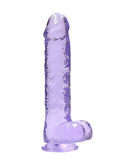 RealRock CC Dildo Balls Purple 10"