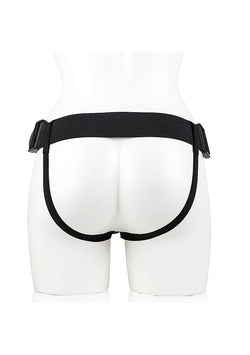RealRock Hollow Strap-On With Balls 7"