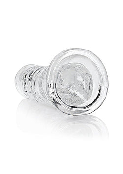 RealRock Crystal Clear Straight Dildo Transparent 8"
