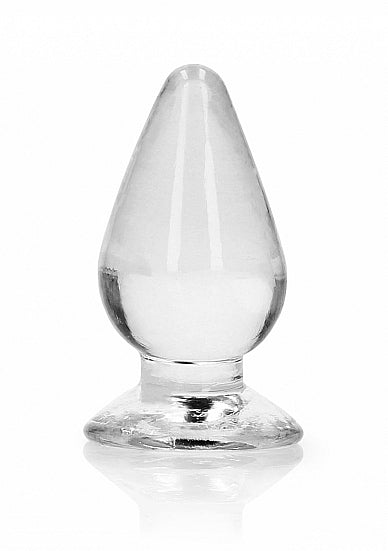 RealRock Crystal Clear Anal Plug 3.5" Transparent