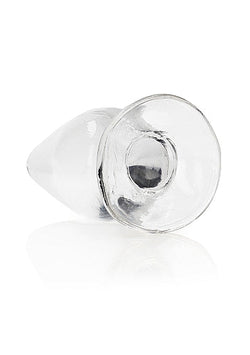 RealRock Crystal Clear Anal Plug 3.5" Transparent