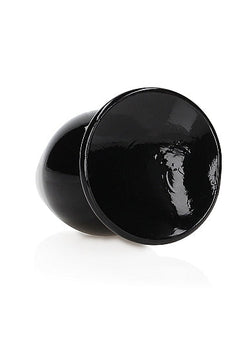 RealRock Crystal Clear Anal Plug 4.5" Black