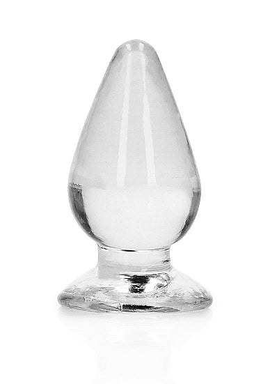 RealRock Crystal Clear Anal Plug 4.5" Transparent