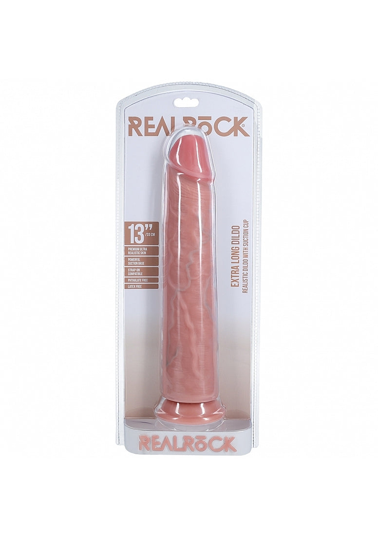 RealRock Extra Long Dildo No Balls 13"