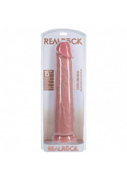 RealRock Extra Long Dildo No Balls 15"