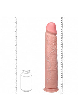 RealRock Extra Long Dildo No Balls 15"