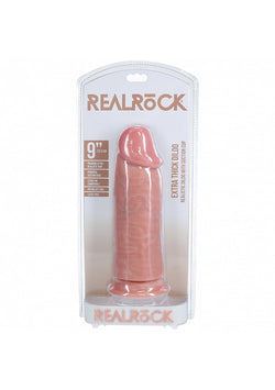 RealRock Extra Thick Dildo No Balls 9"