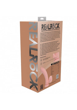 Realrock Rechargeable Dual Layer Dildo Flesh 6"