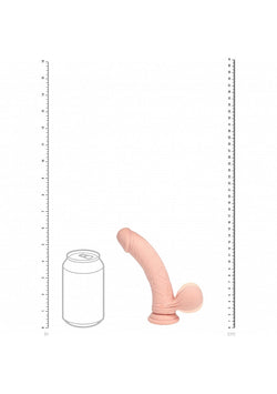 Realrock Rechargeable Dual Layer Dildo Flesh 6"