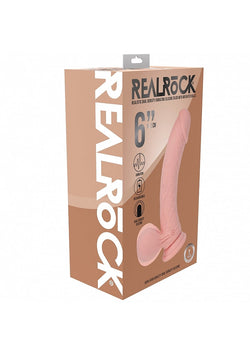 Realrock Rechargeable Dual Layer Dildo Flesh 6"