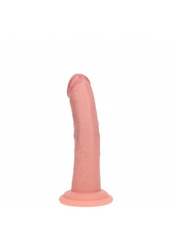 Realrock Dual Layer Curved Dildo Flesh 6"