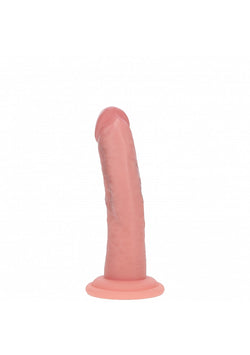 Realrock Dual Layer Vibrating Dildo Flesh 6"