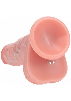 Realrock Dual Layer Thrusting Dildo Flesh 8"